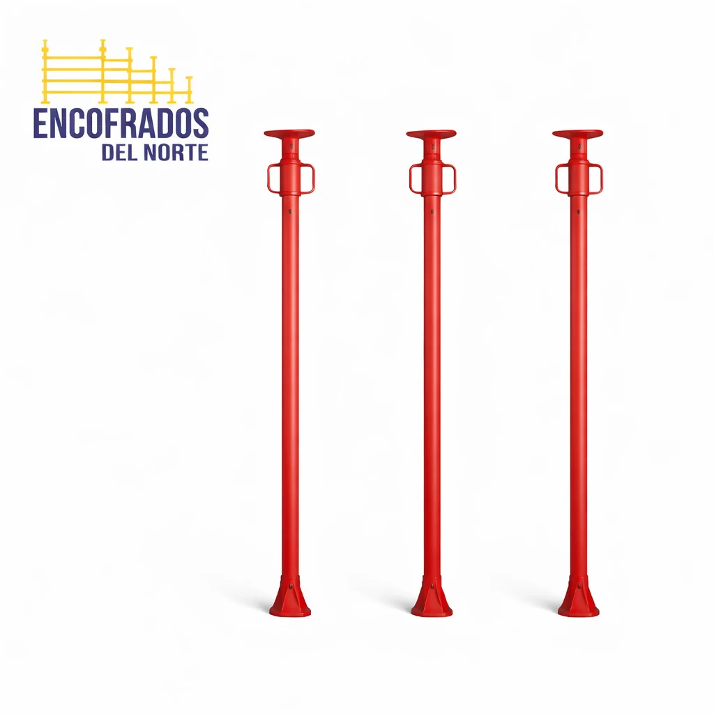 Puntal Metálico Rojo
